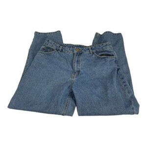 Divided H&M Womens Blue Denim Jeans Size 10 Relaxed Fit Casual Everyday Style